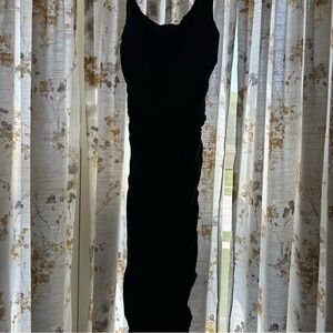 Black bodycon mini dress